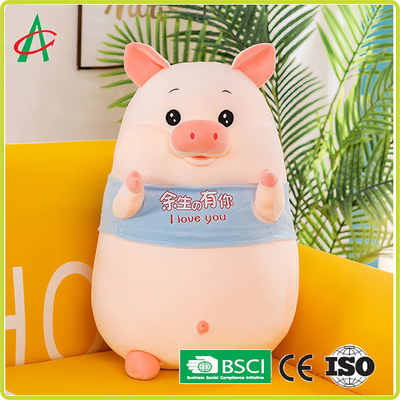 OEM Dicuci 20in Bantal Mainan Mewah Babi Lucu Untuk Anak Perempuan