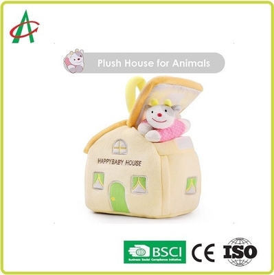 ASTM Huggable Plush Rattle Toys Dengan PP Cotton Filled