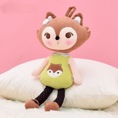 Bantal Mainan Mewah Kartun Gadis 18in yang Dapat Dicuci AZO Gratis