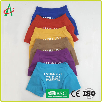 ODM Full Handcraft Sewing Cotton Pet T Shirt Dengan Nama Tercetak