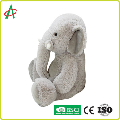 30cm Grey Cuddly Stuffed Elephant Plush Toy OEM Dapat Diterima
