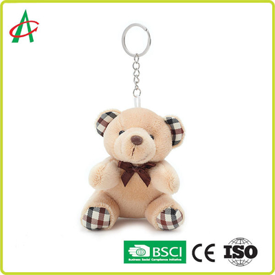 CPSIA Plush Small Teddy Bear Gantungan Kunci Tinggi 10cm