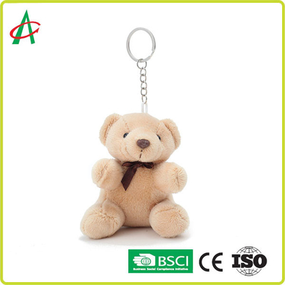 CPSIA Plush Small Teddy Bear Gantungan Kunci Tinggi 10cm