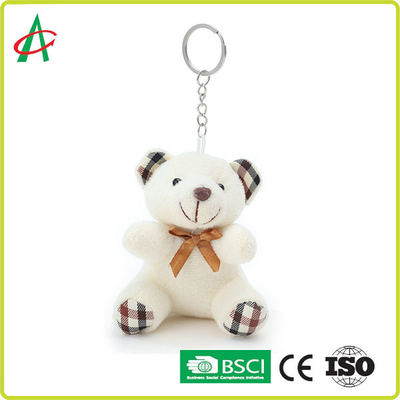 CPSIA Plush Small Teddy Bear Gantungan Kunci Tinggi 10cm