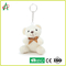 10cm Boneka Beruang Putih Menggemaskan Dengan Dasi Kupu-kupu