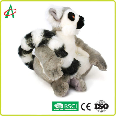Mainan Mewah Madagaskar Lemur 10 '' Tanpa Iritasi