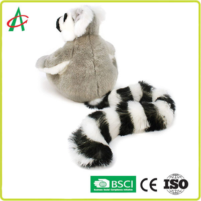 Mainan Mewah Madagaskar Lemur 10 '' Tanpa Iritasi